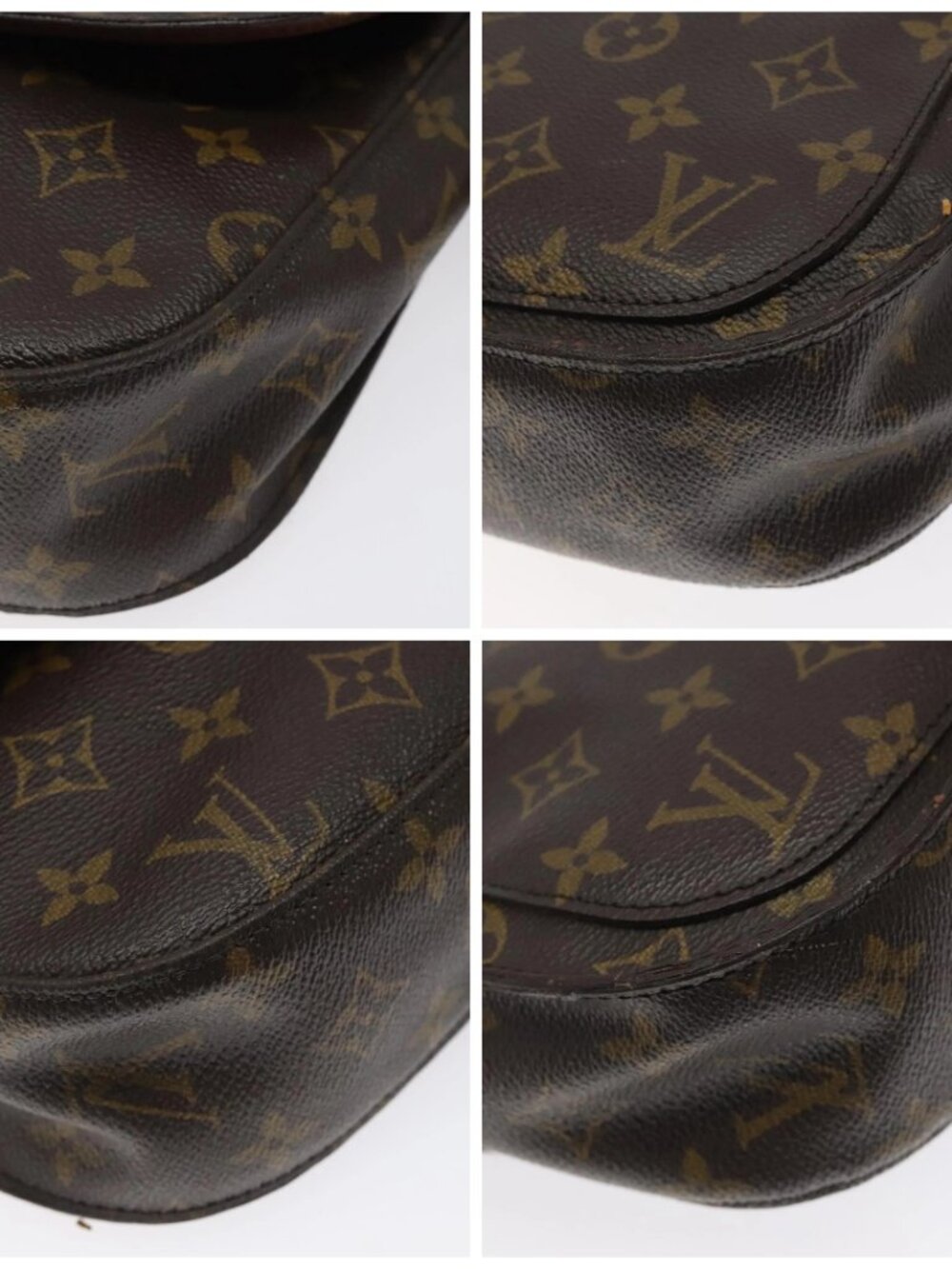 LOUIS VUITTON Monogram Monogram Saint Cloud GM Shoulder Bag M51242 Auth 122628 - Picture 15 of 16